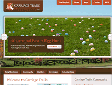 Tablet Screenshot of carriage-trails.com